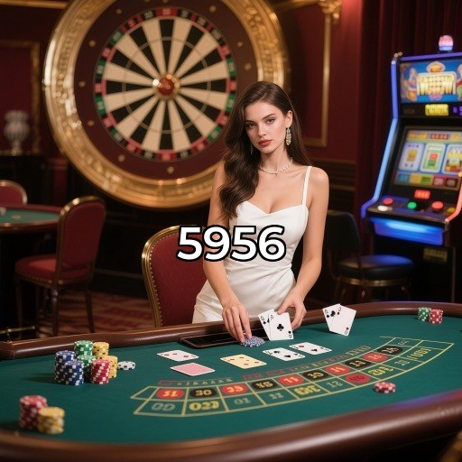 5956