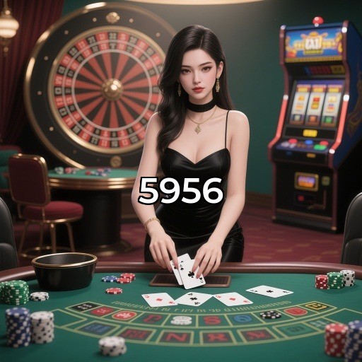 5956