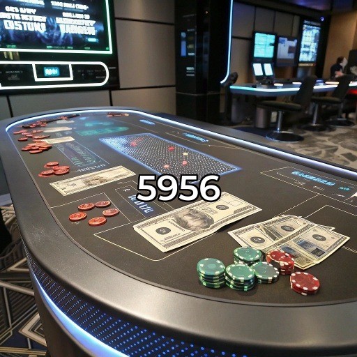 5956