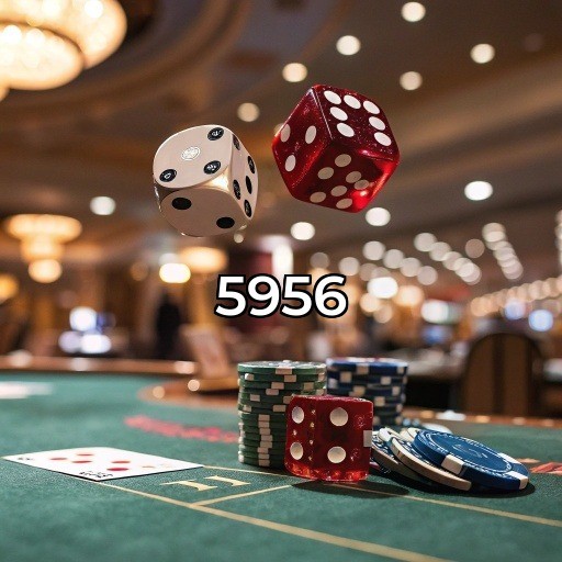 5956