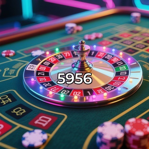 5956
