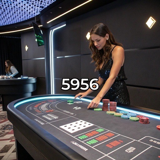 5956