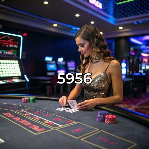 5956